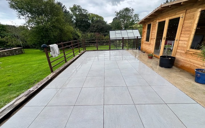 Garden Patio Transformation in Cresselly, Pembrokeshire