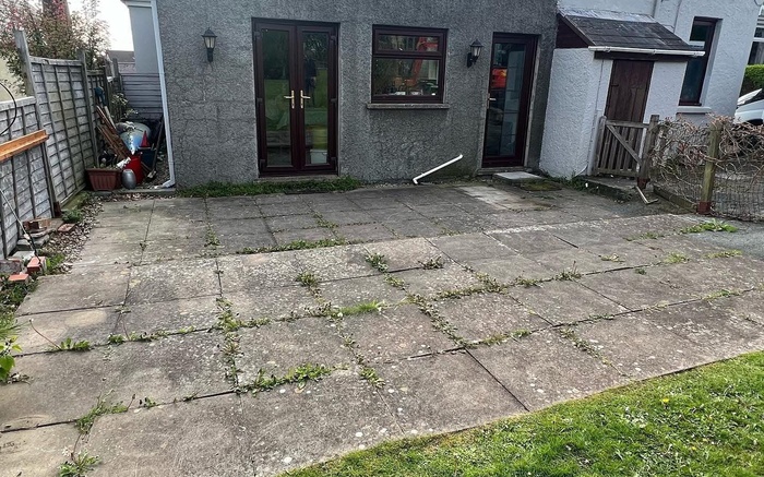 Patio Transformation in Milford Haven, Pembrokeshire
