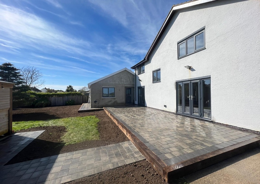 Slate Grey Shannon Paved Patio, Manorbier