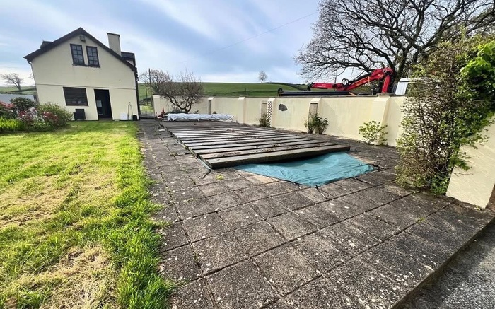 Swimming Pool Surround and Block Paving