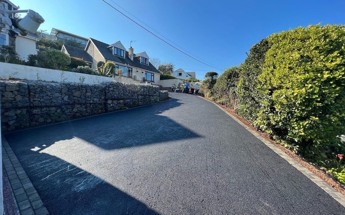 Tarmac Driveway & Retaining Wall Installation - Penally