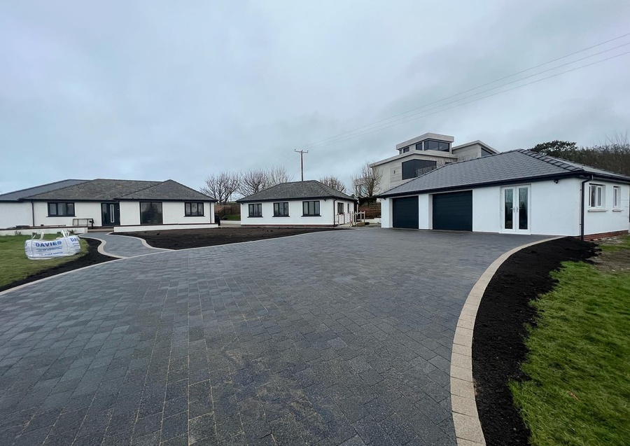 Tegula Block Paved Drive, near Cardigan